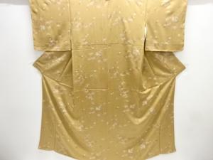 未使用品　花模様小紋着物